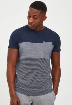 INDICODE JEANS IDMORLER - T-shirt Imprimé - Navy