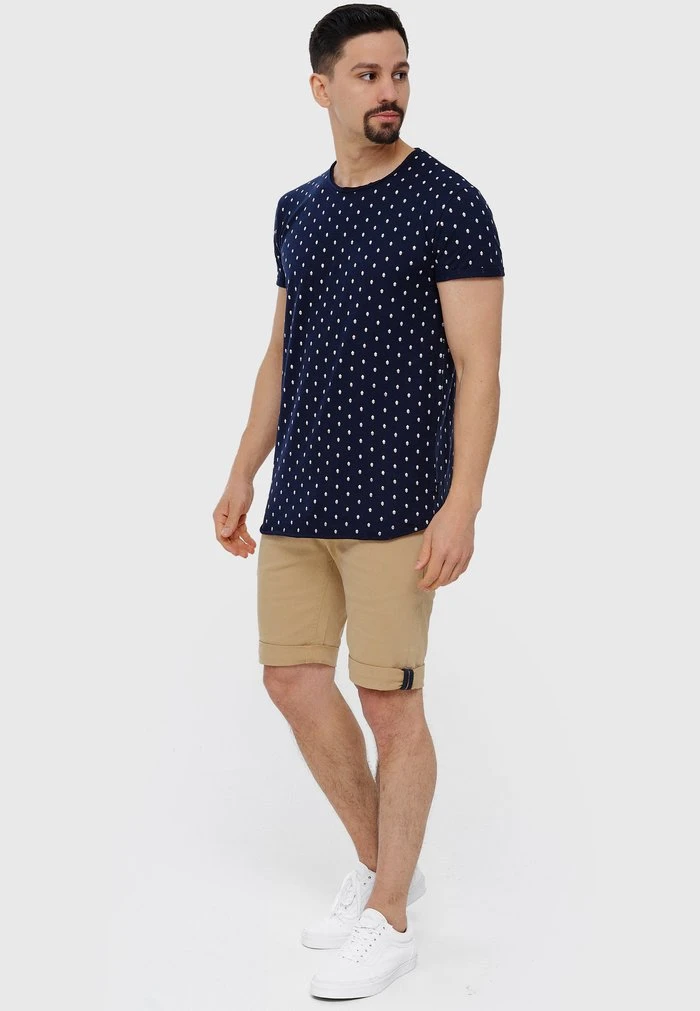 T-shirt imprimé - navy INDICODE JEANS T-shirt Imprimé - Navy -INDICODE Ventes f2b6ef0bb5fe4d2b9f54072f89c2b93e