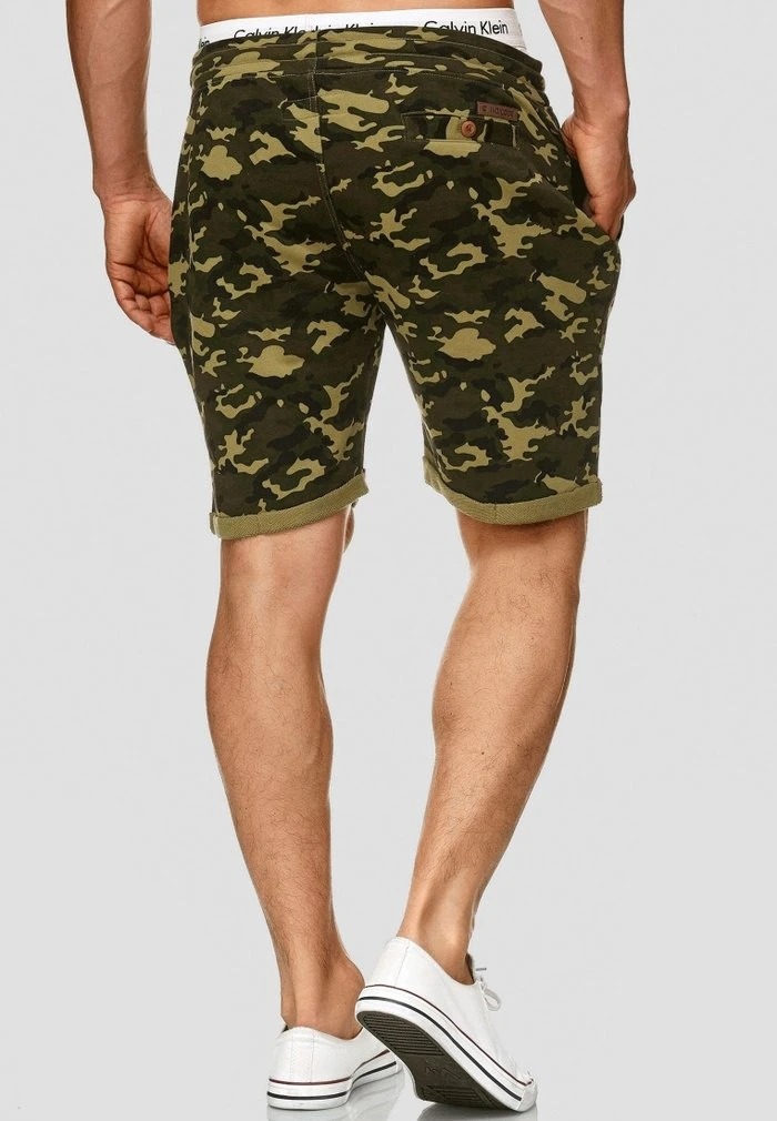 INDICODE JEANS ALDRICH - Short - Dark Green 2 INDICODE JEANS ALDRICH - Short - Dark Green â Image 2