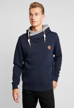 INDICODE JEANS BATCHELOR - Sweat à Capuche - Navy