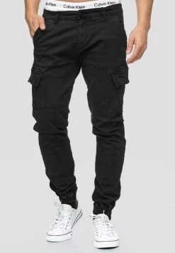 INDICODE JEANS Pantalon Cargo - Black