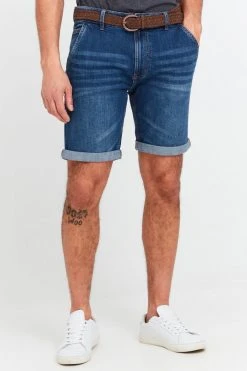 INDICODE JEANS IDQUINCY - Short En Jean - Blue -INDICODE Ventes f6ee0d7825604847a5f00335a53ba477