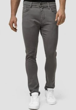 INDICODE JEANS MILOS - Jean Slim - Pewter