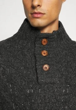 INDICODE JEANS RICH - Pullover - Charcoal Mix -INDICODE Ventes f9a07854f452493c9bfd95bde139d030