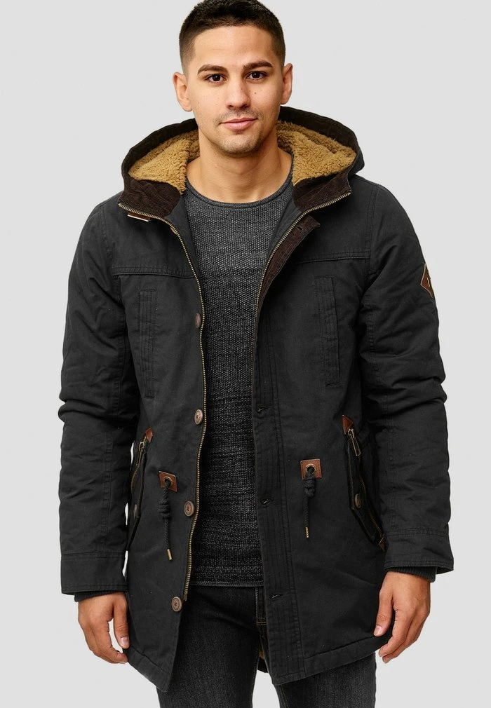 INDICODE JEANS Veste D'hiver - Black 1 INDICODE JEANS Veste D'hiver - Black
