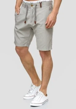 INDICODE JEANS Short - Light Grey