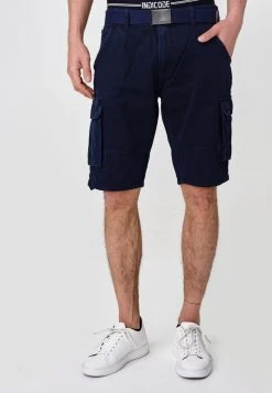 INDICODE JEANS BLIXT - Short - Navy