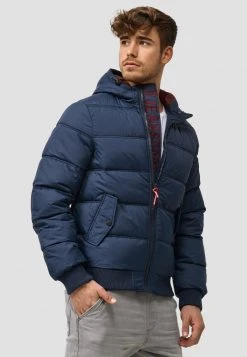 INDICODE JEANS ADRIAN - Veste D'hiver - Navy -INDICODE Ventes fd63fd44021c4142a1c30ababb3f4a71