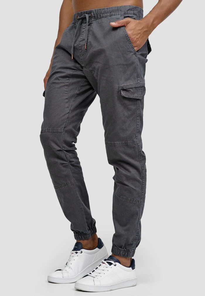 INDICODE JEANS Pantalon Cargo - Pewter 4 INDICODE JEANS Pantalon Cargo - Pewter – Image 4
