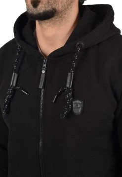 INDICODE JEANS IDBARNHILL - Sweat à Capuche Zippé - Black -INDICODE Ventes fe598eb9d8ba4ff49af97df101c1bff3