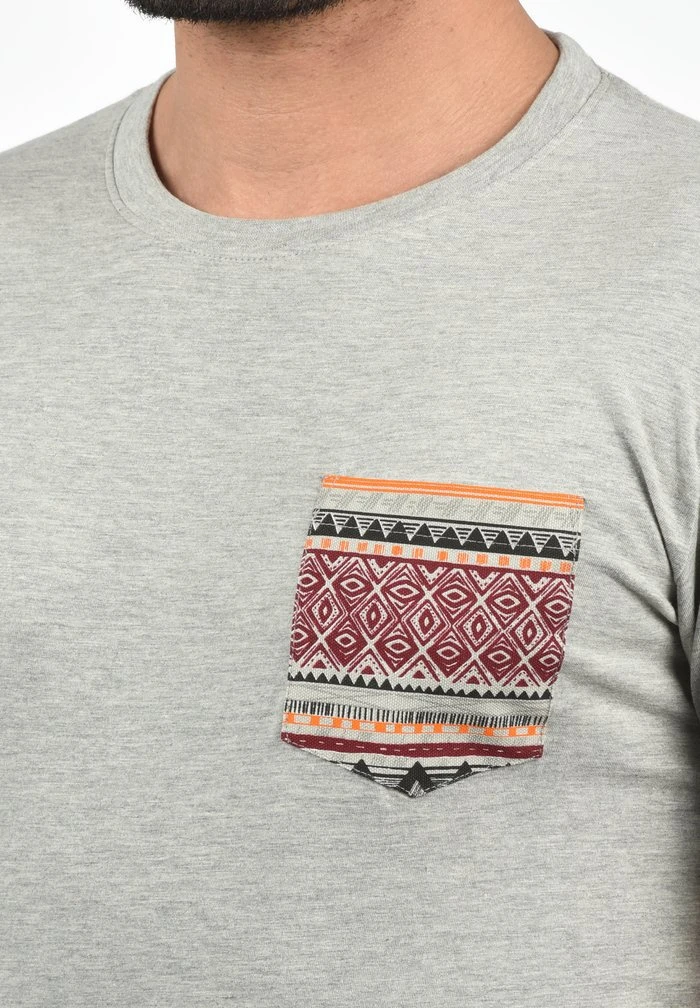 INDICODE JEANS IDPAXTON - T-shirt Imprimé - Light Grey 3 INDICODE JEANS IDPAXTON - T-shirt Imprimé - Light Grey â Image 3