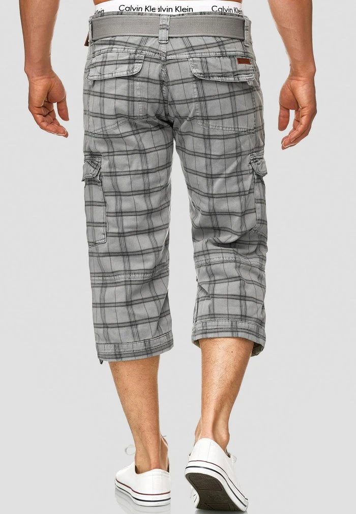 MIT GÜRTEL NICOLAS - Short - light grey INDICODE JEANS MIT GÜRTEL NICOLAS - Short - Light Grey -INDICODE Ventes ff516d96ad664e0d8704a3f57feb1f80